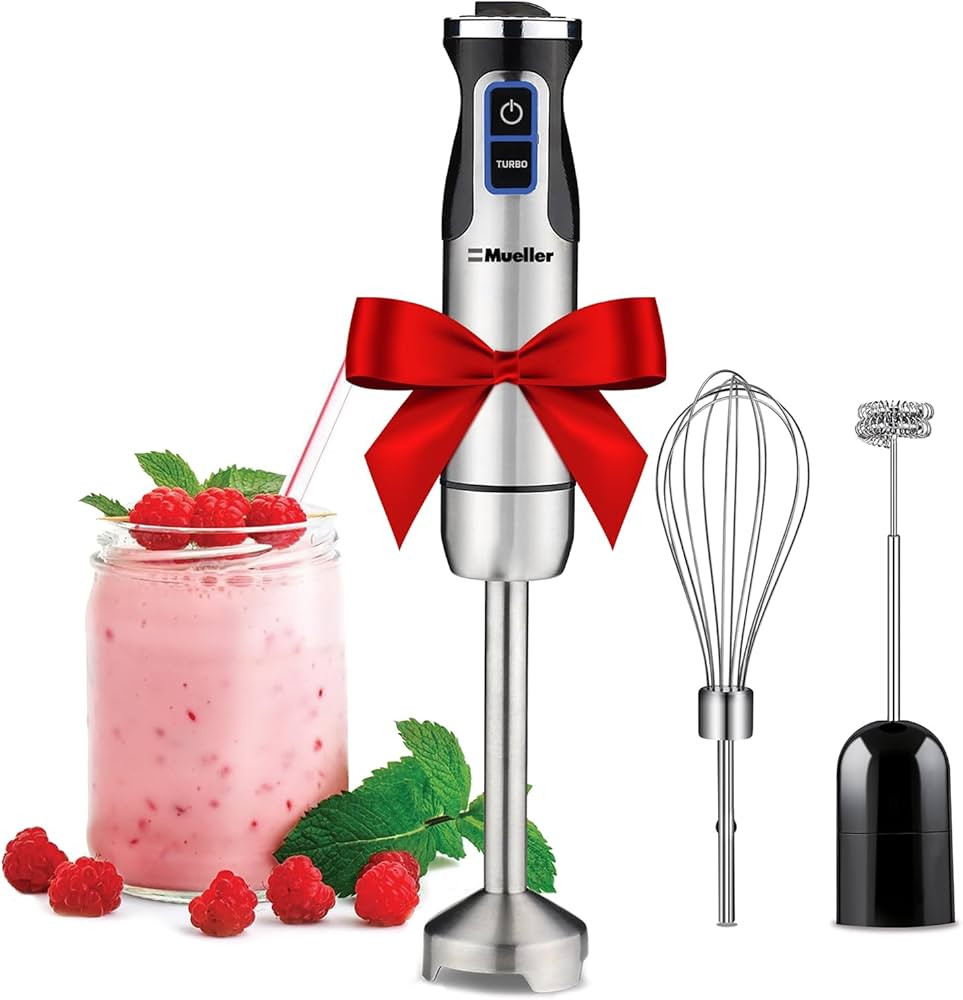 Mueller Austria Ultra-Stick 500 Watt 9-Speed Immersion Multi-Purpose Hand Blender Heavy Duty Copp... | Amazon (US)