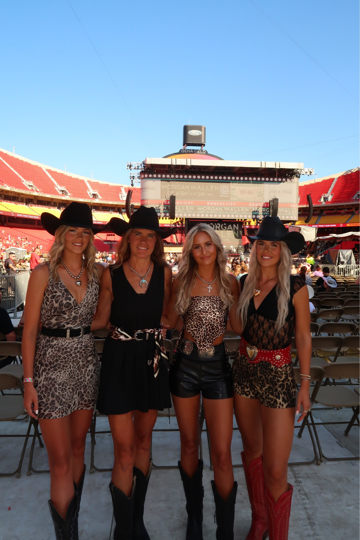 morgan wallen country concert outfits for mom + sisters + myself! sizing from left to right:
size 4 tall in dress, size small in belt 
size small in dress 
size xs in shorts + bandana as top 
size small in top and small in shorts 
can’t link hats so linking similar :) 

#LTKSeasonal #LTKStyleTip #LTKFindsUnder50