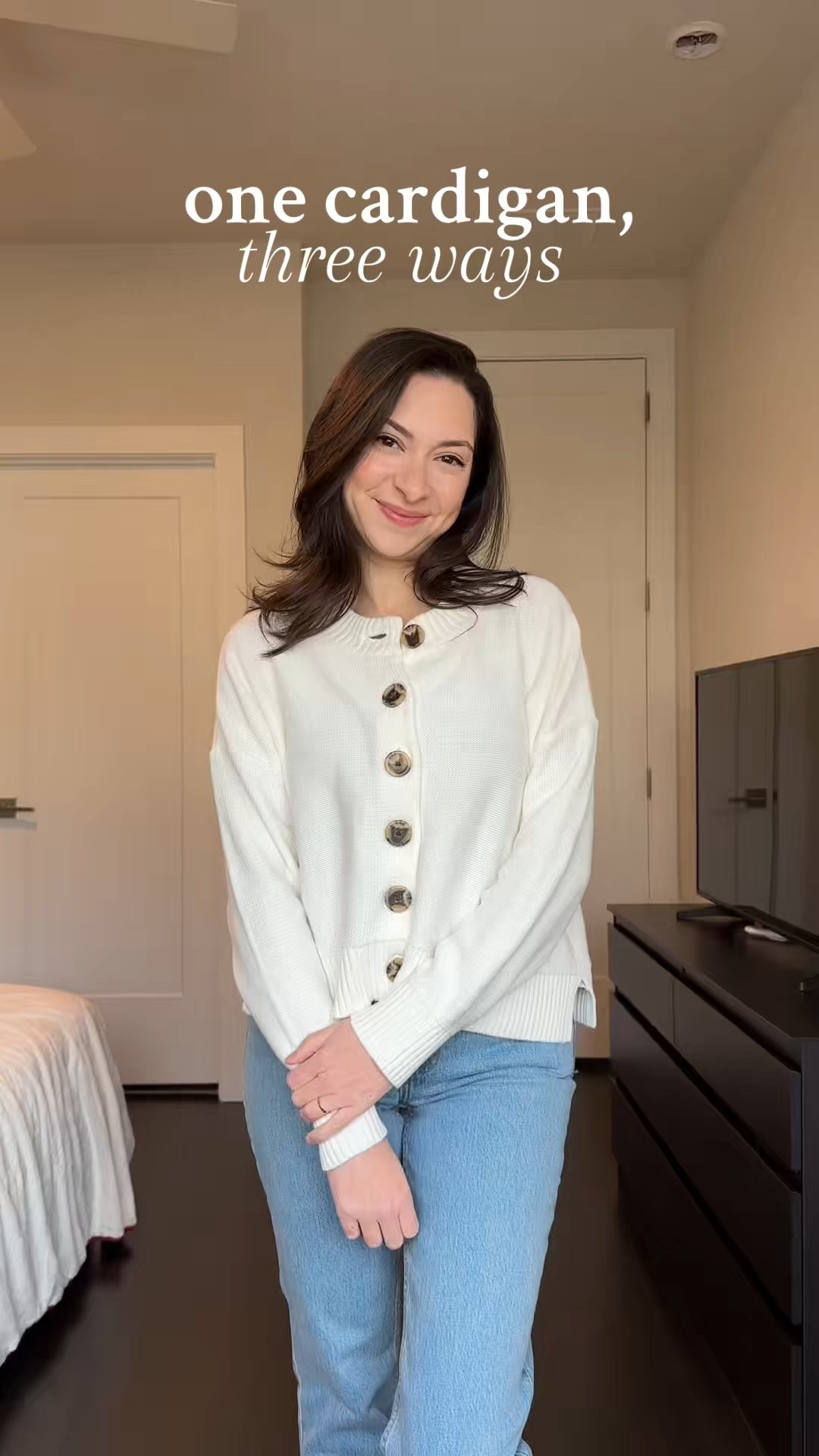 Out with the clutter and in with the wardrobe staples that you can wear multiple different ways. I absolutely love this cardigan from Quince and all of the colors it comes in! 

For reference, I’m 5’2 and typically wear a XS or S. I’m wearing a Small here for a boxier fit.

#LTKmomlife #LTKootd #LTKPetite