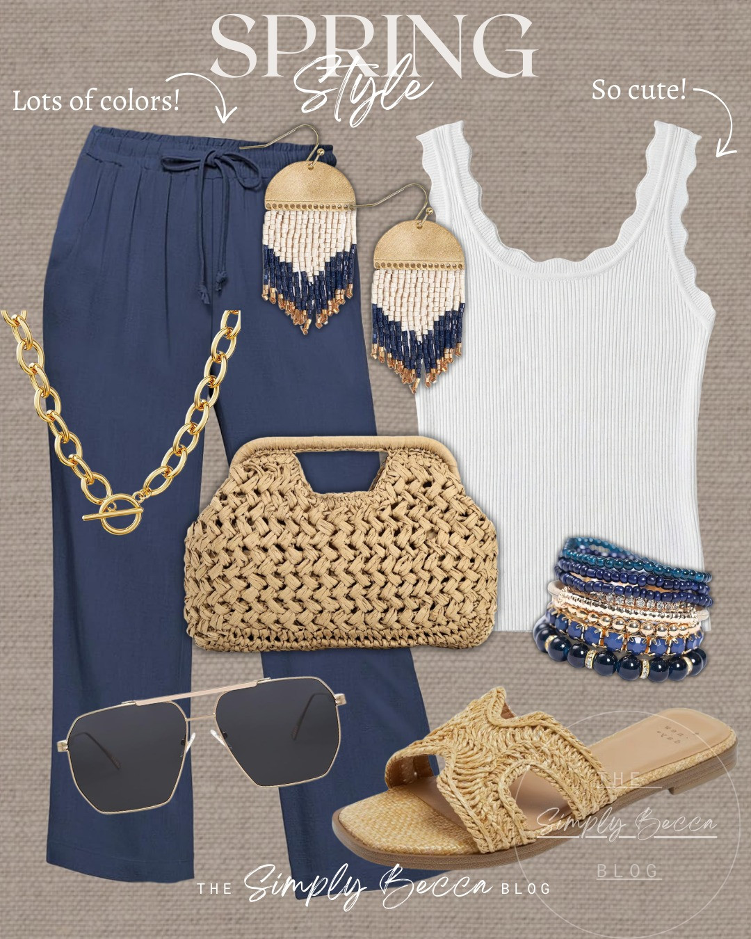 Okayyy, cuteness! 😍 

@amazon #amazon #ltkwomens #springstyle #scallopedtanktop #womensslides #bangelbracelets 

 #LTKootd #LTKmomlife #LTKSeasonal