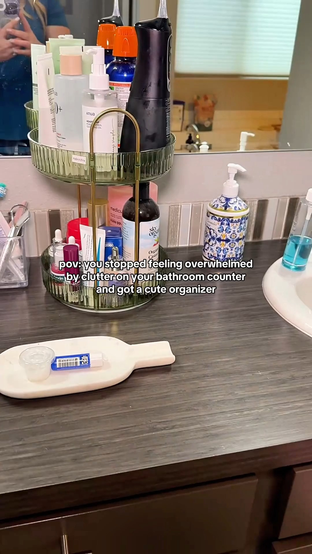 ✨ I feel soooo much better in our bathroom looking at all my skincare. It’s easier to see everything and I actually remember to use what I have 

 #LTKmomlife #LTKHome #LTKBeauty