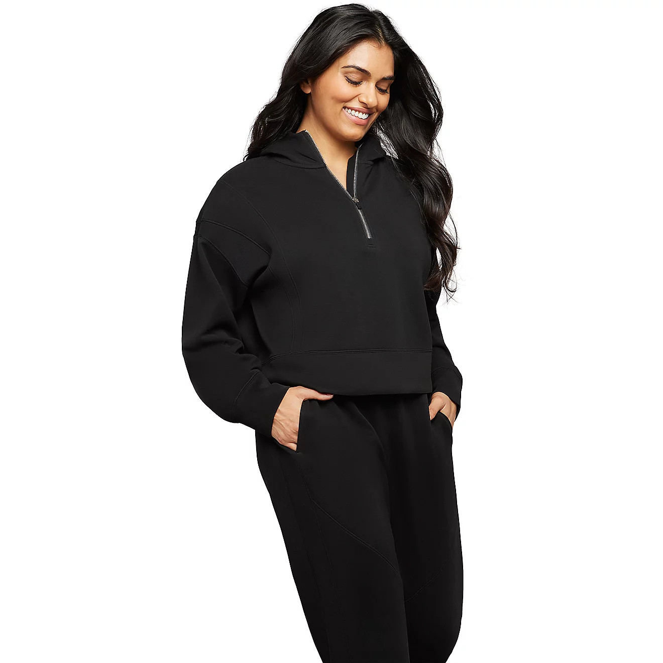 Danskin Women's Scuba Half Zip Hoodie | Free Shipping at Academy | Academy Sports + Outdoors