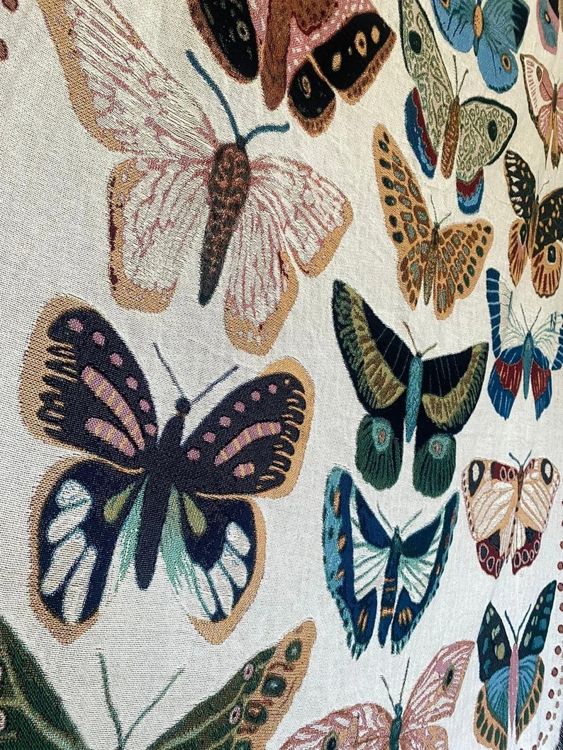 Wall Tapestry Boho Dorm Decor Eclectic Woven Throw Blanket Boho Maximalist Room Decor Hygge Gift ... | Etsy (US)