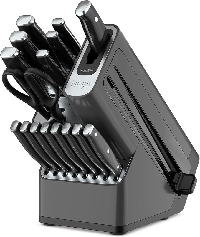 Ninja K32017 Foodi NeverDull Premium Knife System, 17 Piece Knife Block Set with Built-in Sharpen... | Amazon (US)