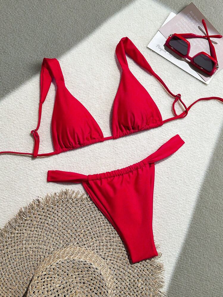 Red swimsuit | SHEIN