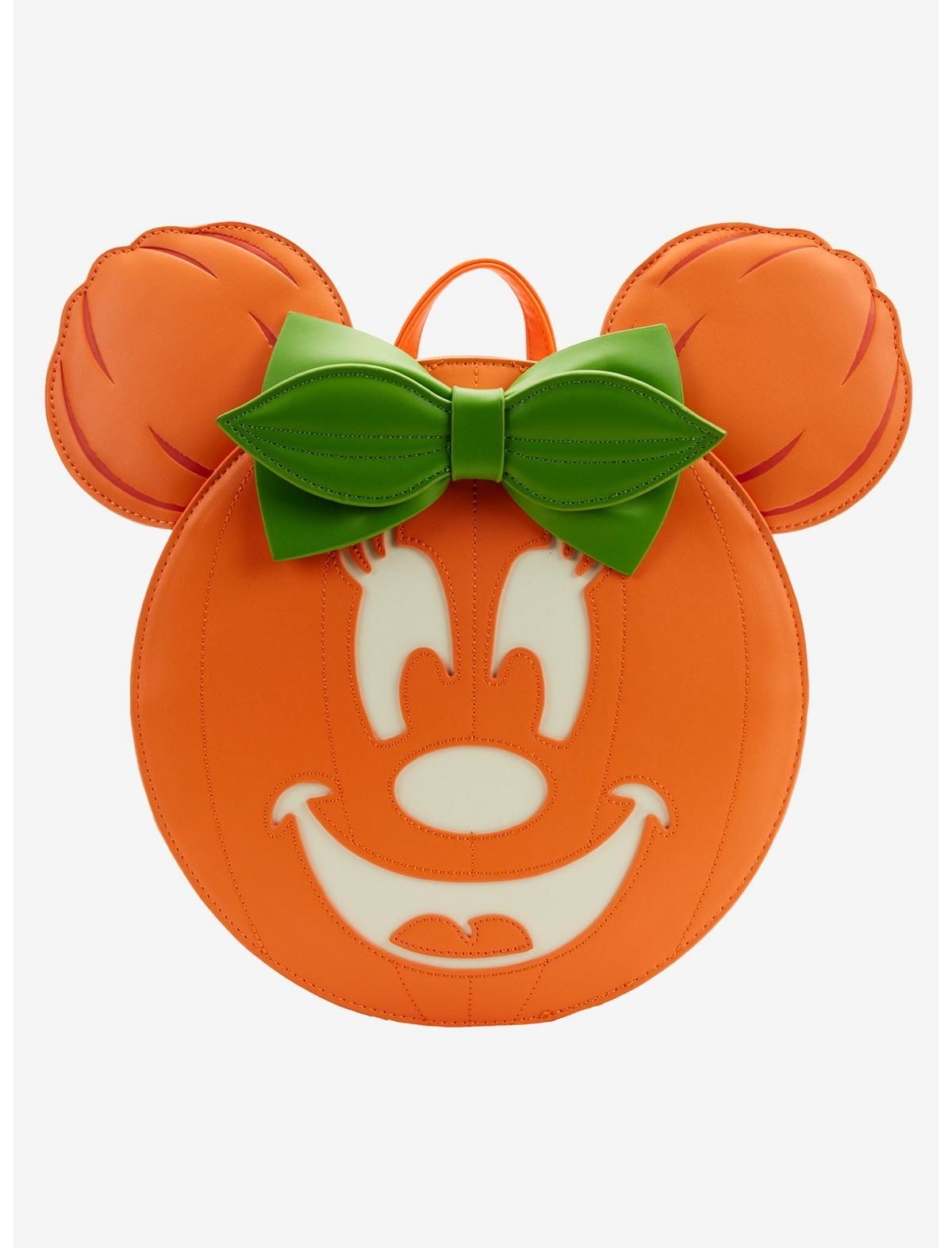 Loungefly Disney Minnie Mouse Pumpkin Glow-In-The-Dark Mini Backpack | Hot Topic | Hot Topic