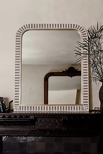 Waterfall Inlay Mirror | Anthropologie (US)