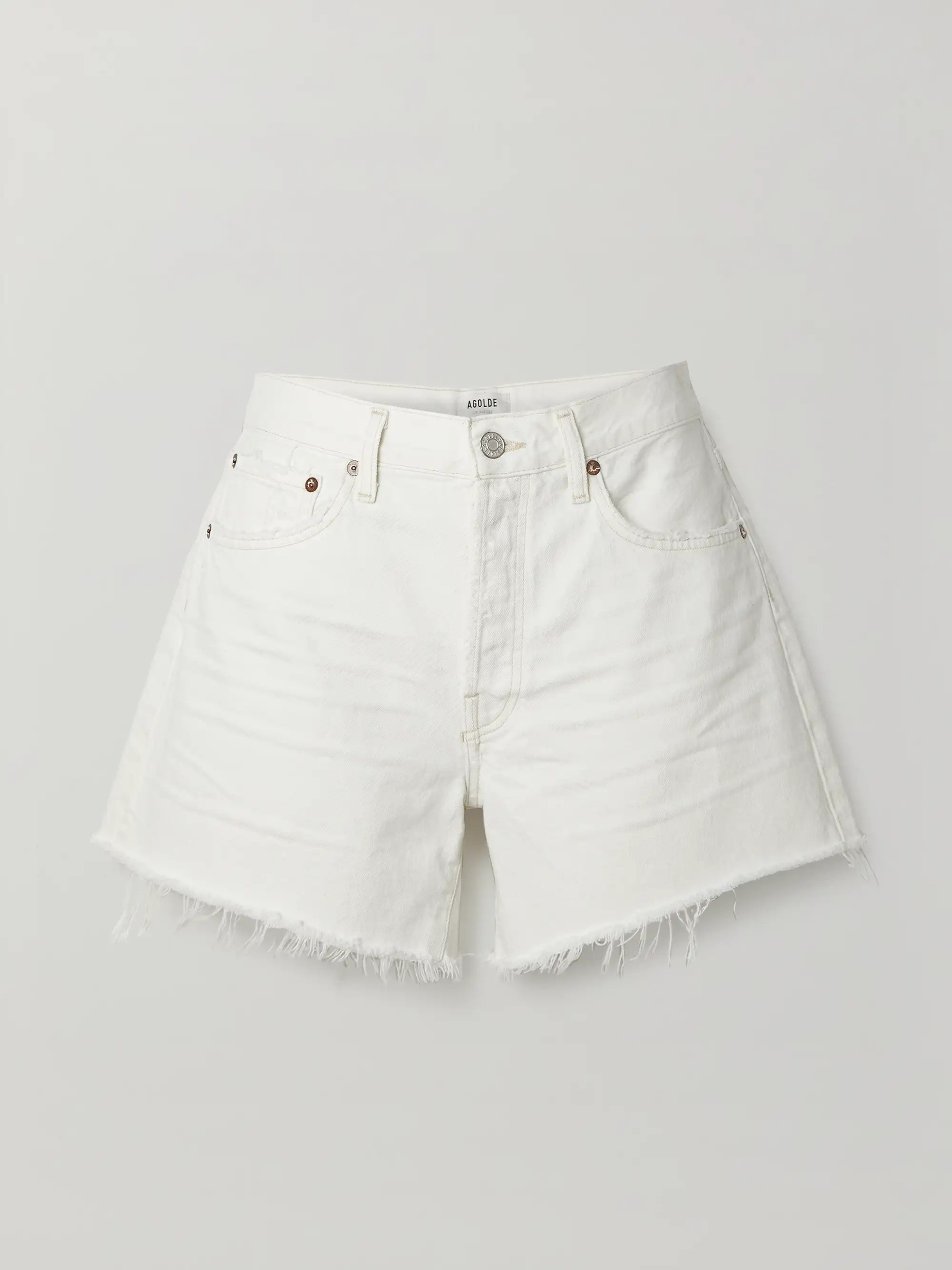Parker Long distressed denim shorts | NET-A-PORTER (UK & EU)