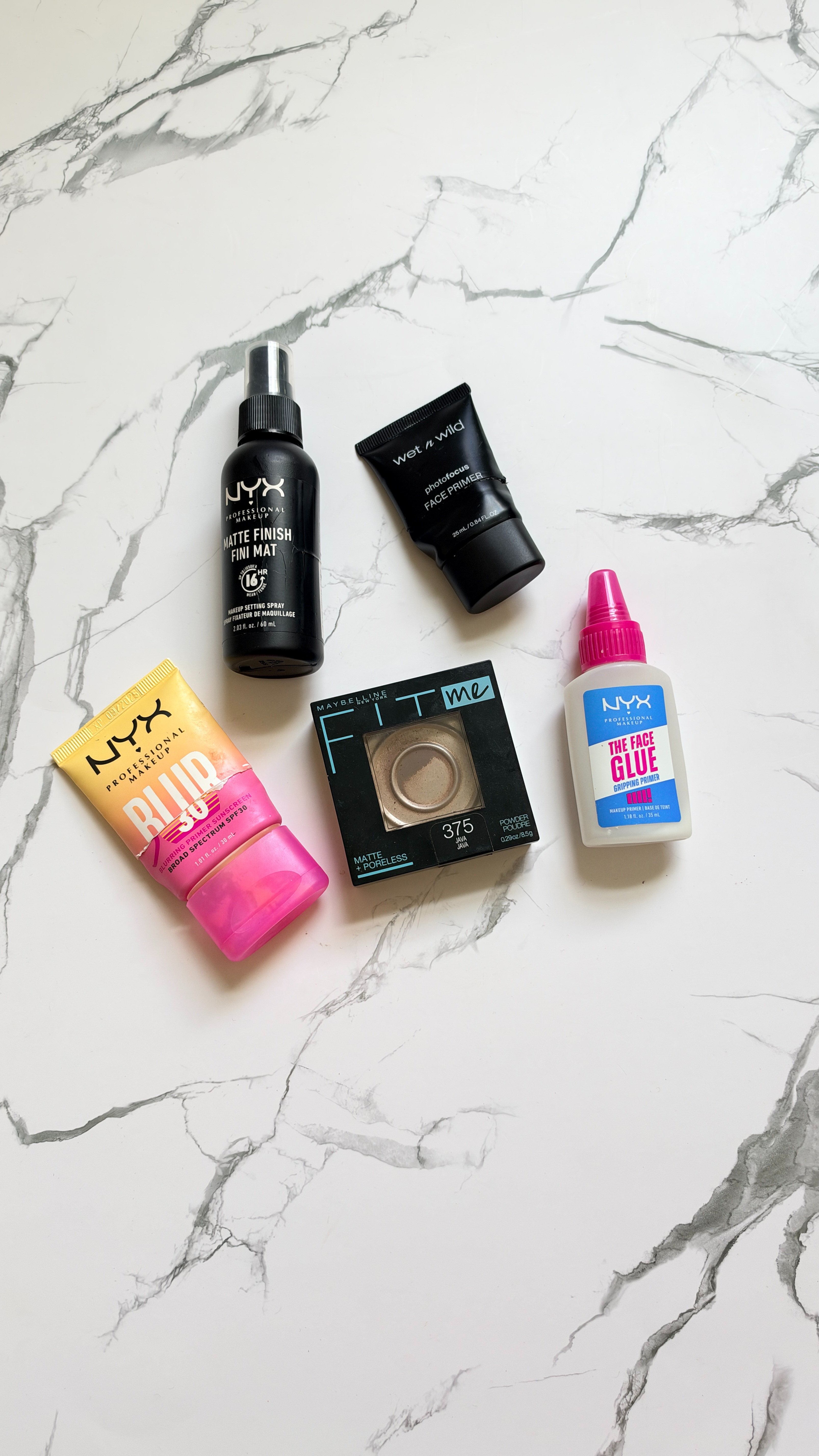 Makeup products I've used on my oily skin. All are good, but the NYX Shine Killer and Maybelline Fit Me Matte & Poreless Powder are my favorites.
#oilyskin #makeup 

 #LTKBeauty