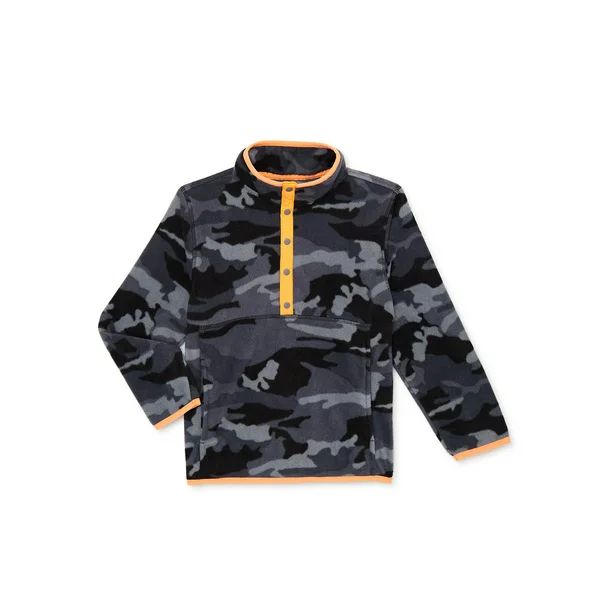 Wonder Nation Boys Pullover Jacket, Sizes 4-18 & Husky - Walmart.com | Walmart (US)