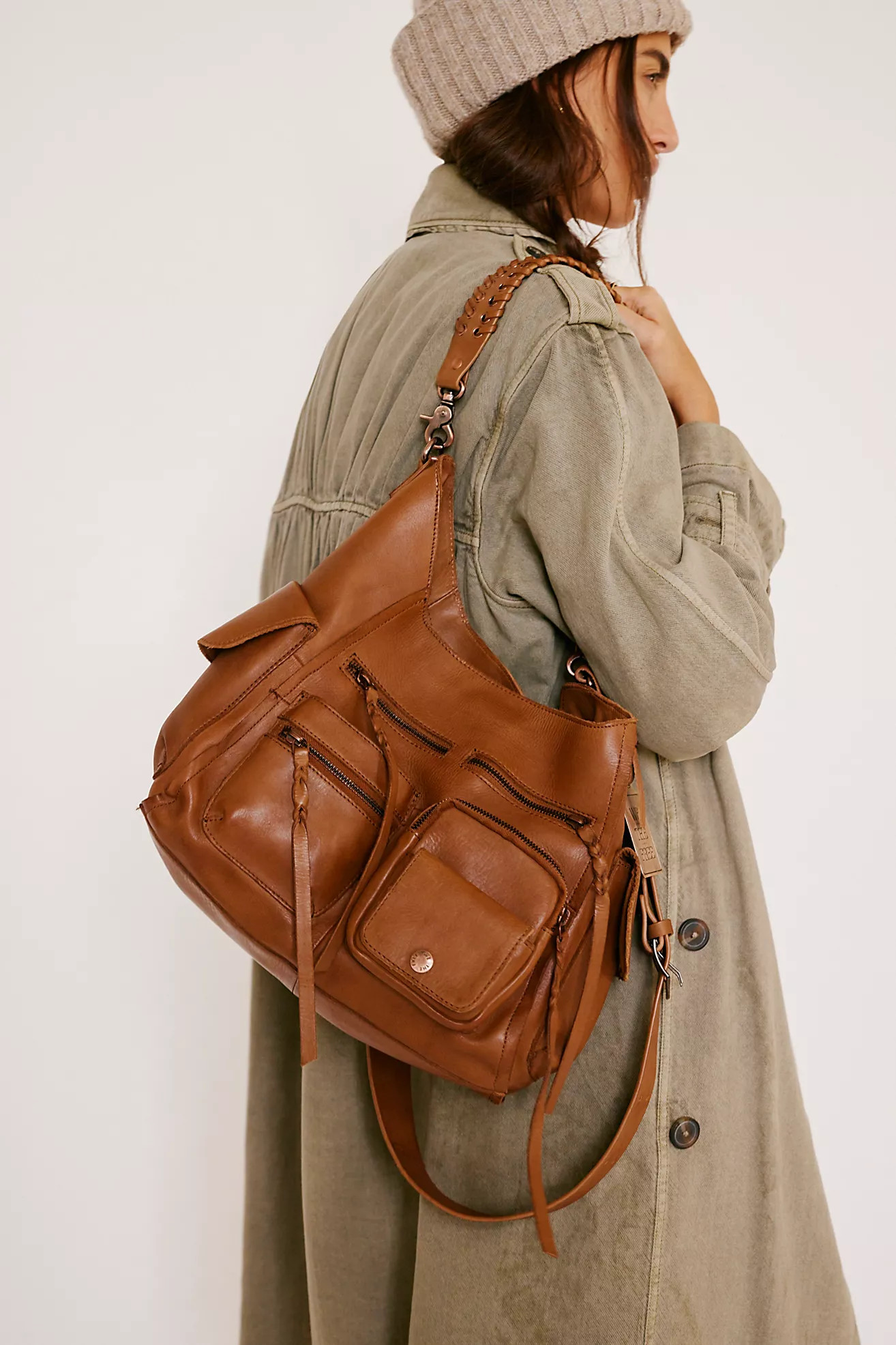 We The Free Ledger Leather Bag | Free People (Global - UK&FR Excluded)