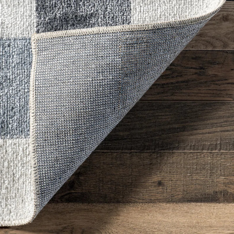 Naya SpinClean Checkered Machine Washable Area Rug | Wayfair North America