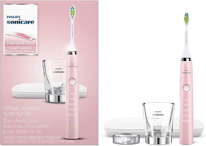 Philips Sonicare DiamondClean Classic Rechargeable Electric Toothbrush, HX9361/69, Pink | Amazon (CA)