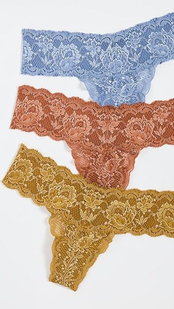 Never Say Never 3 Pack Low Rise Thong | Shopbop