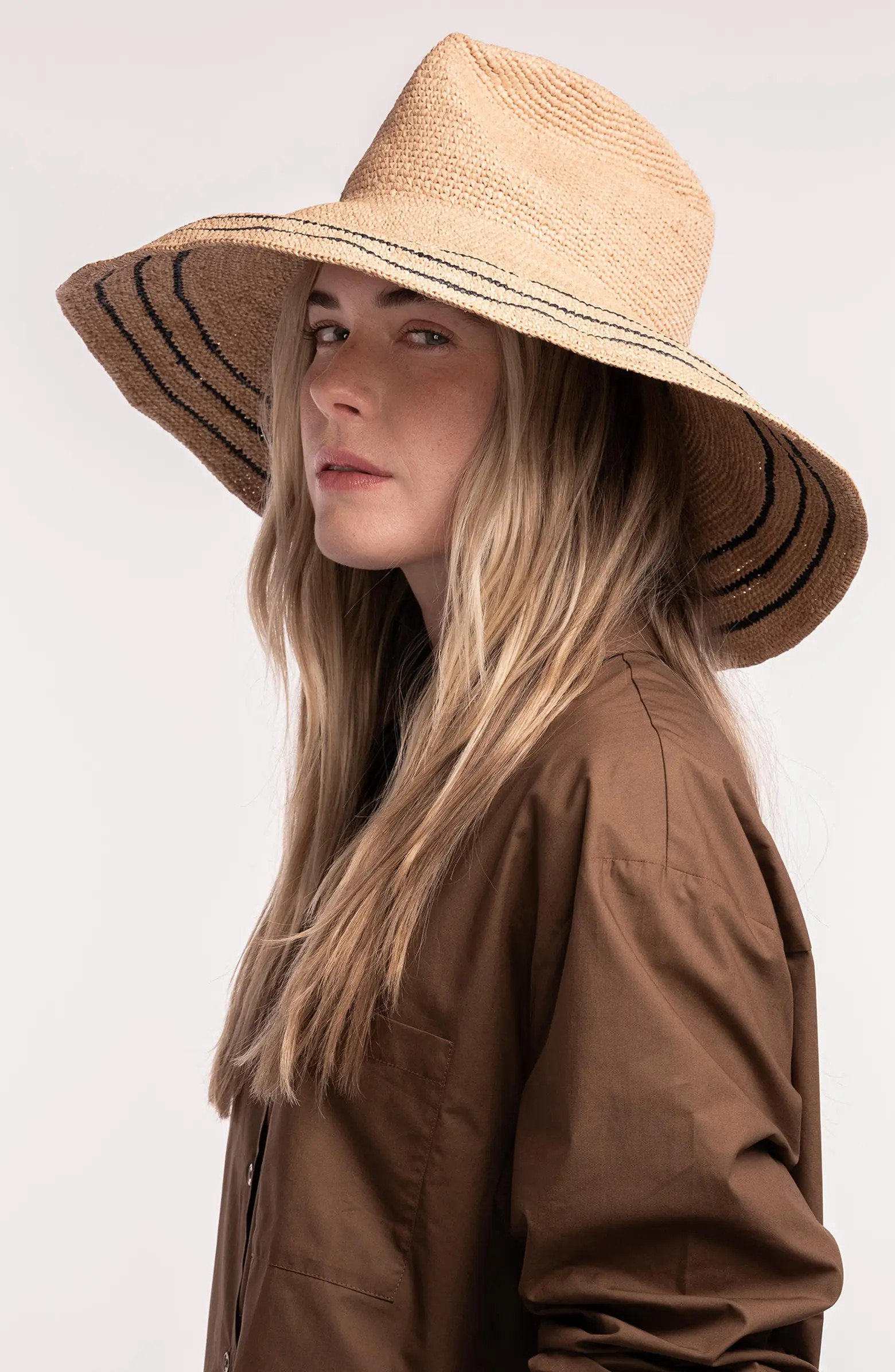 Waverly Wide Brim Packable Straw Hat | Nordstrom