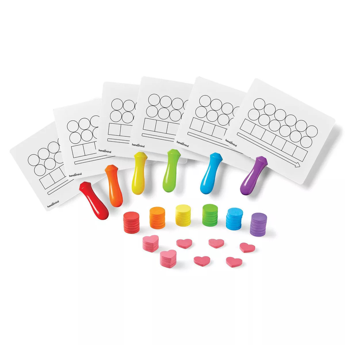 Hand2Mind Elkonin Box Answer Boards 6pc | Target
