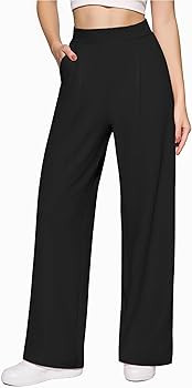 CLOZOZ Wide Leg Trouser Pants for Women High Waisted Dress Pants Casual Lounge Pants Business Wor... | Amazon (US)