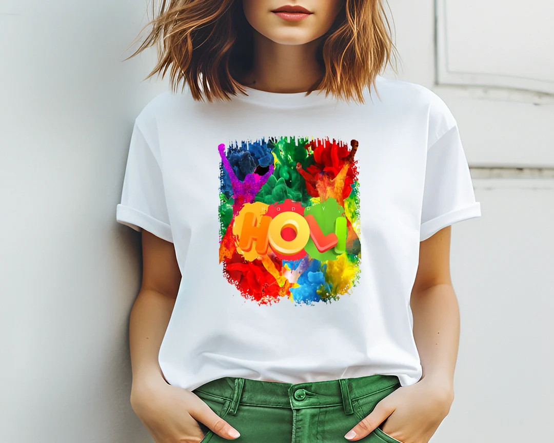 Holi Color Festival Shirt, Hindu Holi Festival Sweatshirt, Hindu Festival of Colors Gift, Holi In... | Etsy (US)