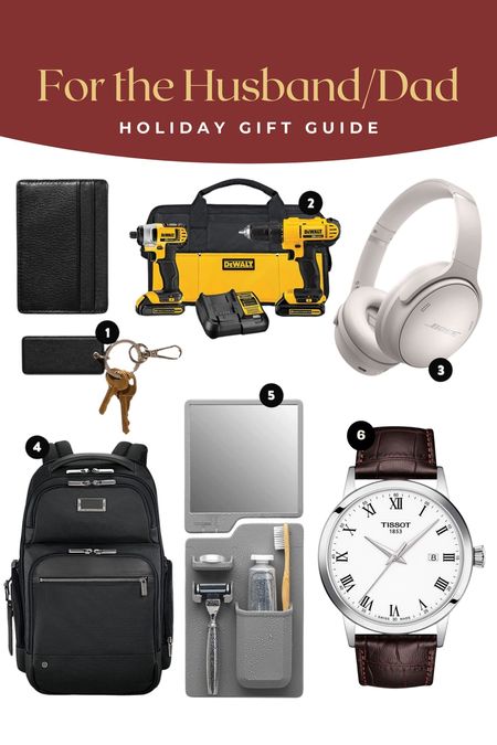 Holiday gift guide for him! Shopping for father, husband, brother? Sharing some ideas including a wallet, tools, noise canceling headphones, and a watch! 

#LTKfamily #LTKGiftGuide #LTKHoliday