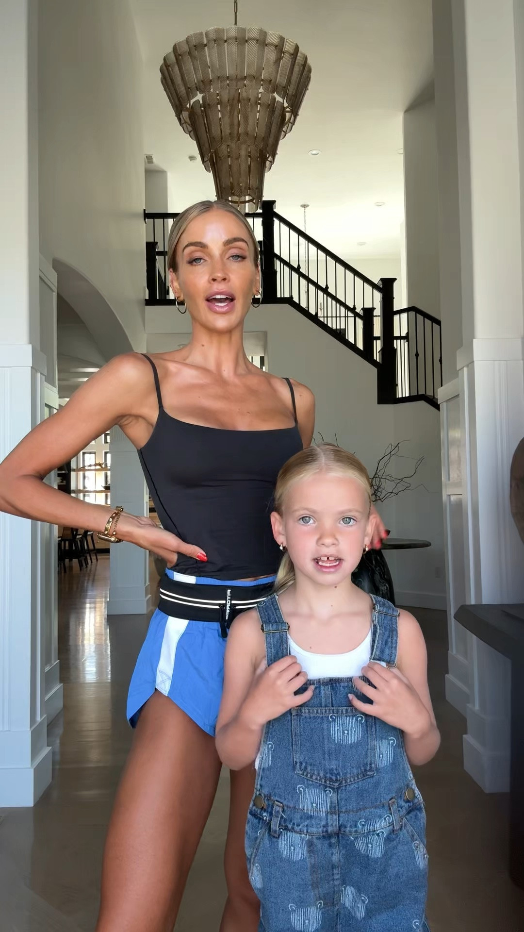 Running fit with baby girl. I linked her overalls too. ￼