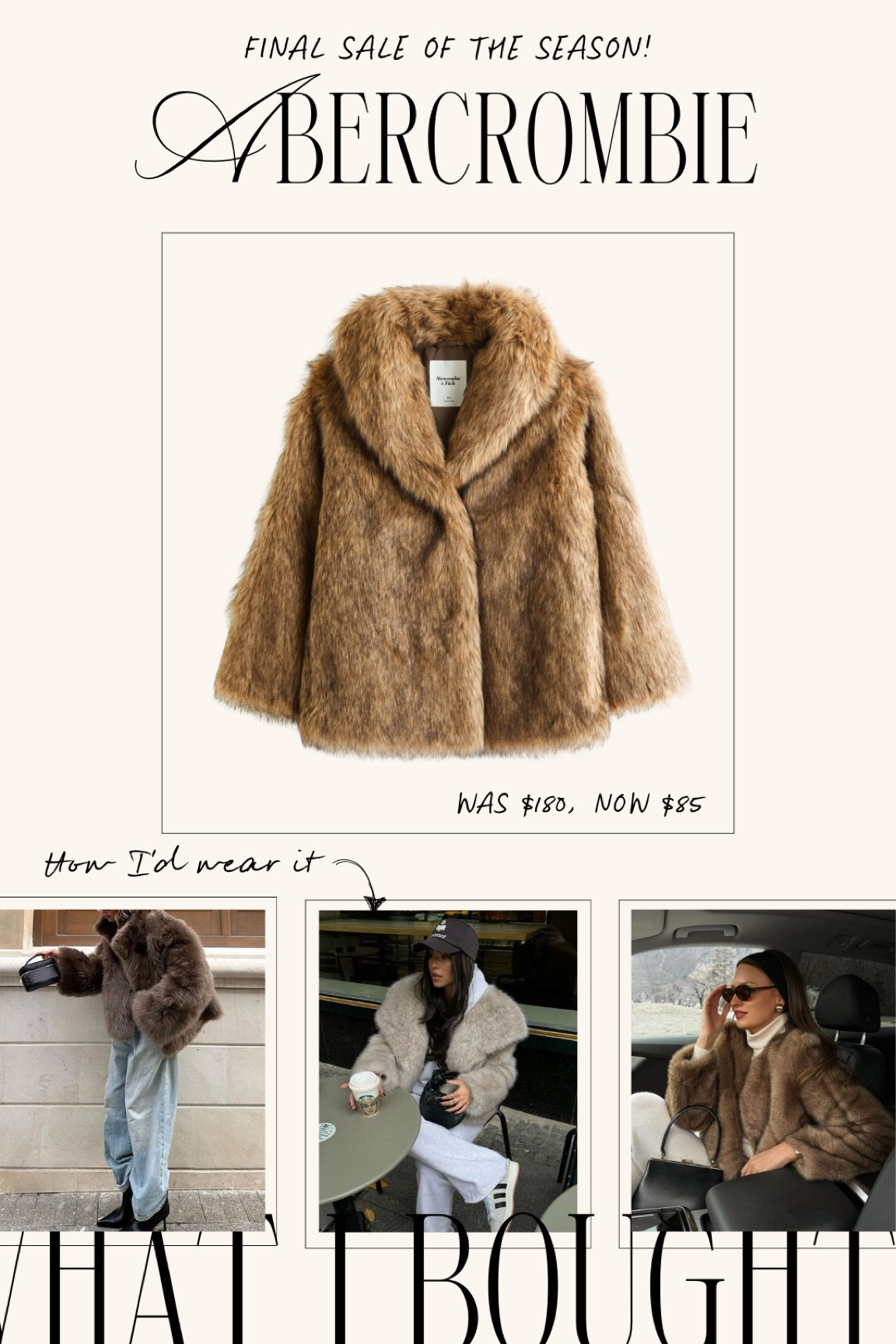 Last Abercrombie sale of the season! Use code HOLIDAYRUSH. I ordered a size M!

#LTKHoliday #LTKSaleAlert #LTKSeasonal