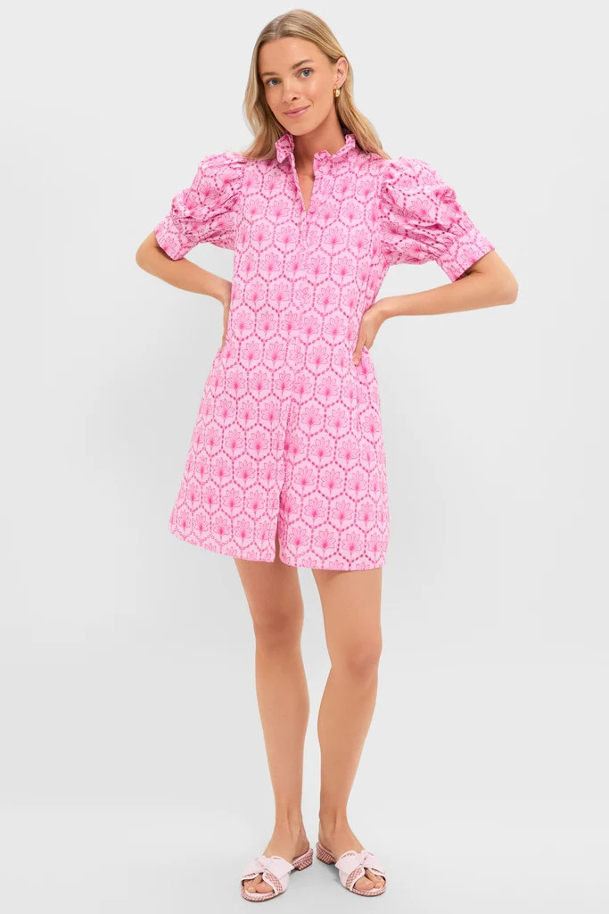 Lilac Ditsy Floral Louisa Mini Dress | Tuckernuck (US)