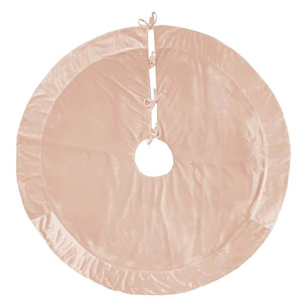 48In Pink Velvet Tree Skirt | At Home