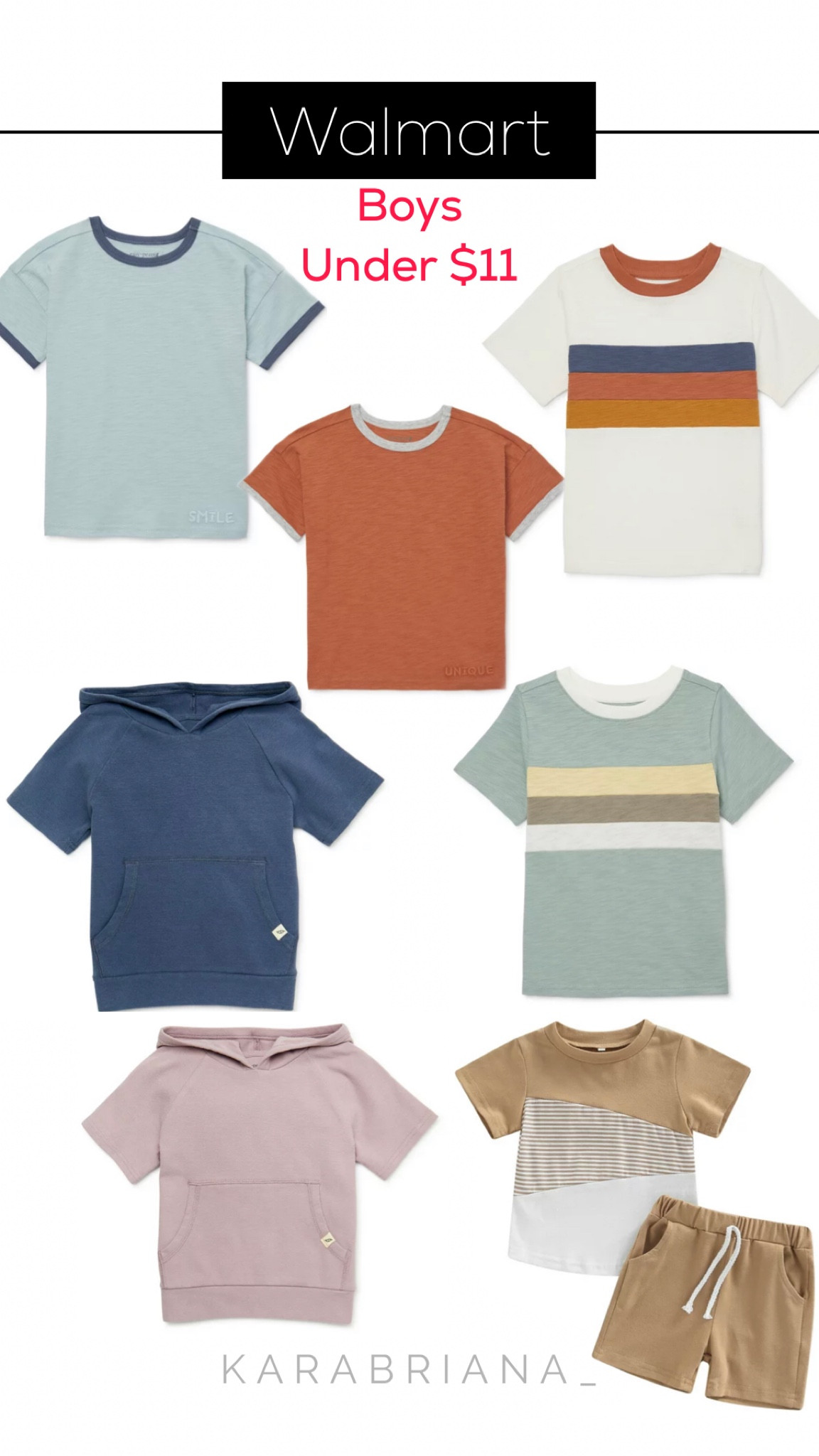 Walmart boy clothes for under $11!!! Such a good deal!  Great for nicer play clothes option as well as Easter basket stuffer! 

#LTKbaby #LTKkids #LTKfamily