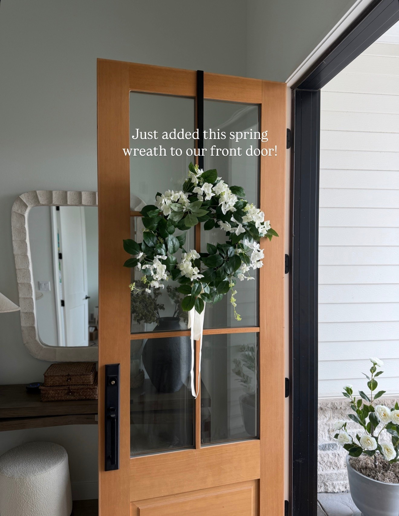 New front door wreath for spring!

#LTKHome #LTKSeasonal