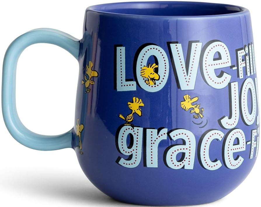 DaySpring - Peanuts - Love Joy Grace - 16oz Ceramic Mug | Amazon (US)