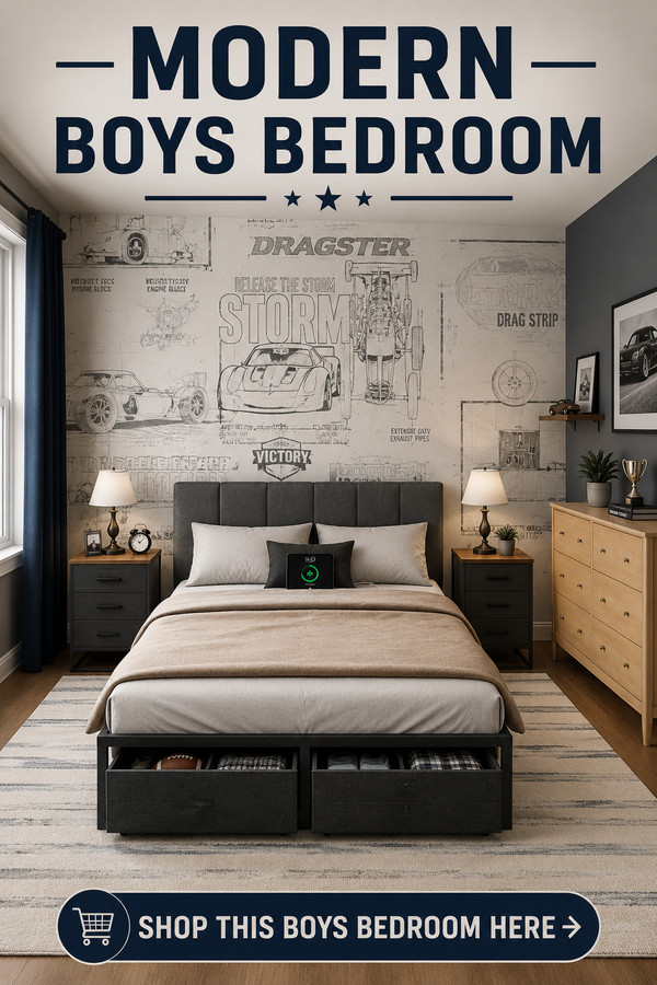 Looking for modern boys bedroom ideas