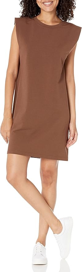 The Drop Women's Mariana Power Shoulder Mini Dress | Amazon (US)