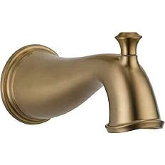 Delta Faucet, Champagne Bronze RP72565CZ Cassidy Tub Spout/Pull-Up Diverter, 0.5 | Amazon (US)