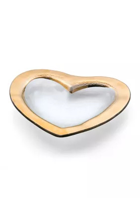 Annieglass 8" Heart Serving Bowl | Belk