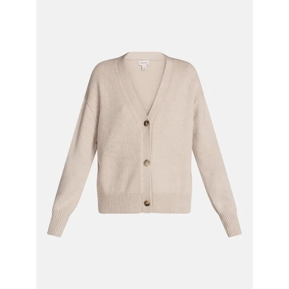 Scenario Women's Button Front Lightweight Cardigan, Sizes XS-XXXL | Walmart (US)