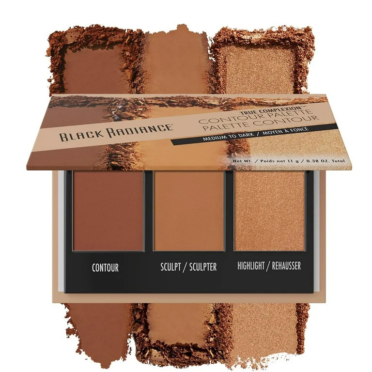 Black Radiance True Complexion Contour Palette Makeup - Medium To Dark | Walmart (US)