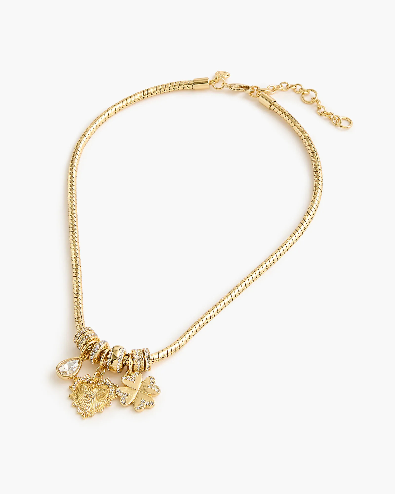 Mixed charms necklace | J.Crew Factory