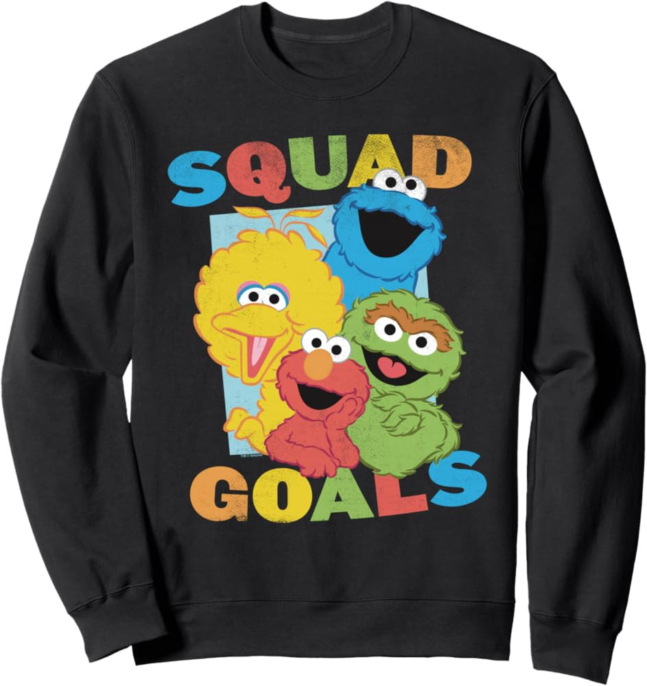 Sesame Street Squad Goals Sweatshirt | Amazon (US)