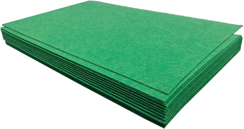 Jtnohx Felt for Crafts, 16 Pcs Felt Fabric, 7"×11.3" Stiff Felt Sheets, Craft Felt Square for Se... | Amazon (US)