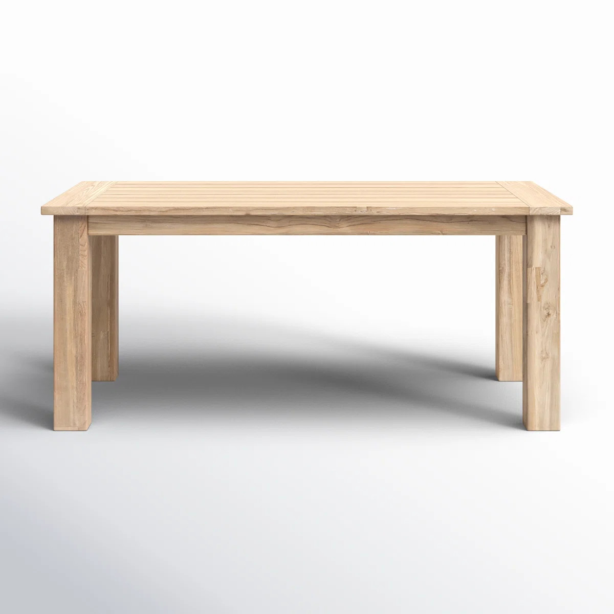Chadwick Rectangular Teak Outdoor Dining Table , in. W in. D | Wayfair North America