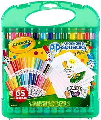 Crayola Pip Squeaks Washable Markers Set, Stocking Stuffer for Boys & Girls, Ages 4, 5, 6, 7 | Amazon (US)