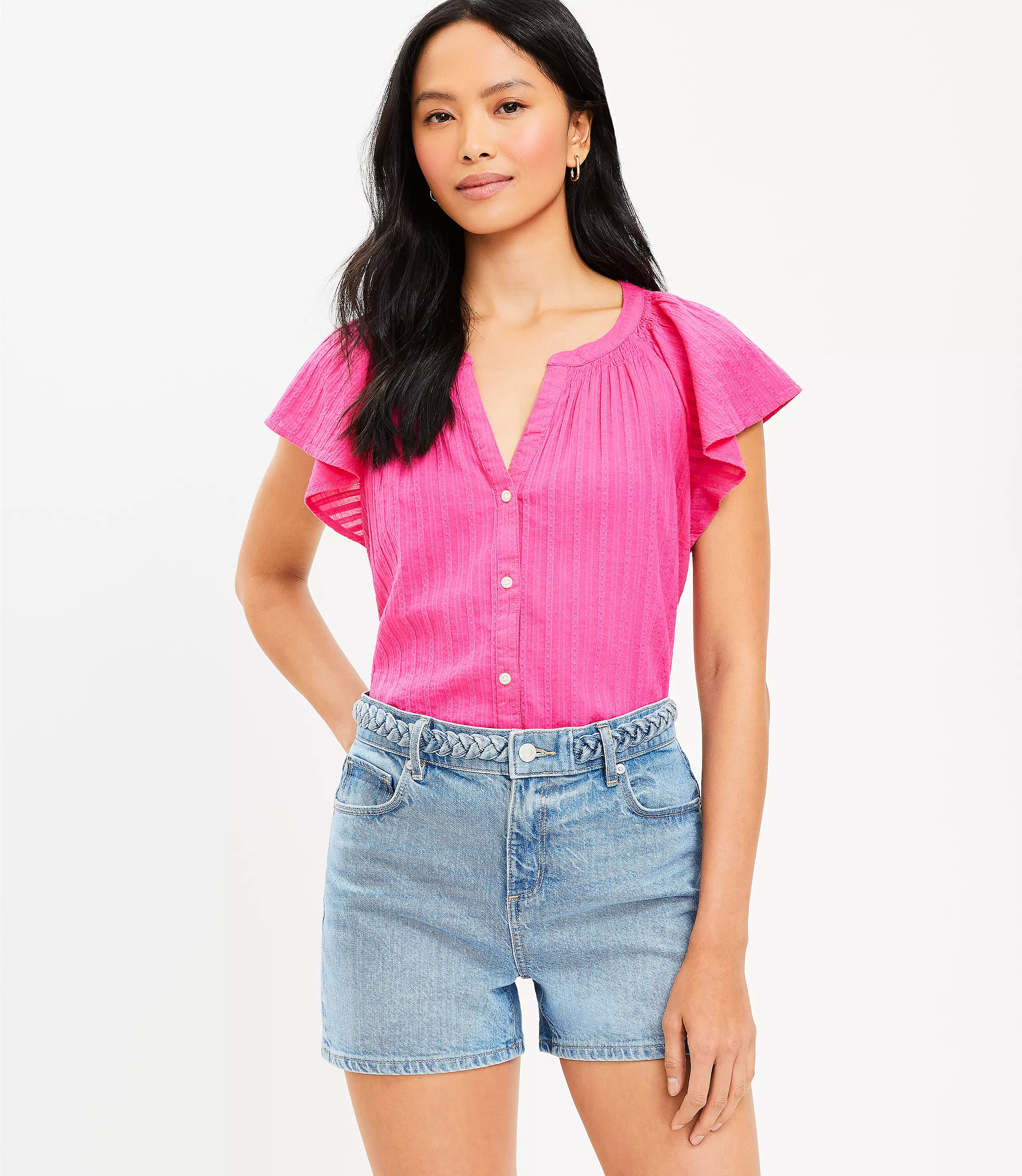 : Classic Mid Indigo Wash | LOFT