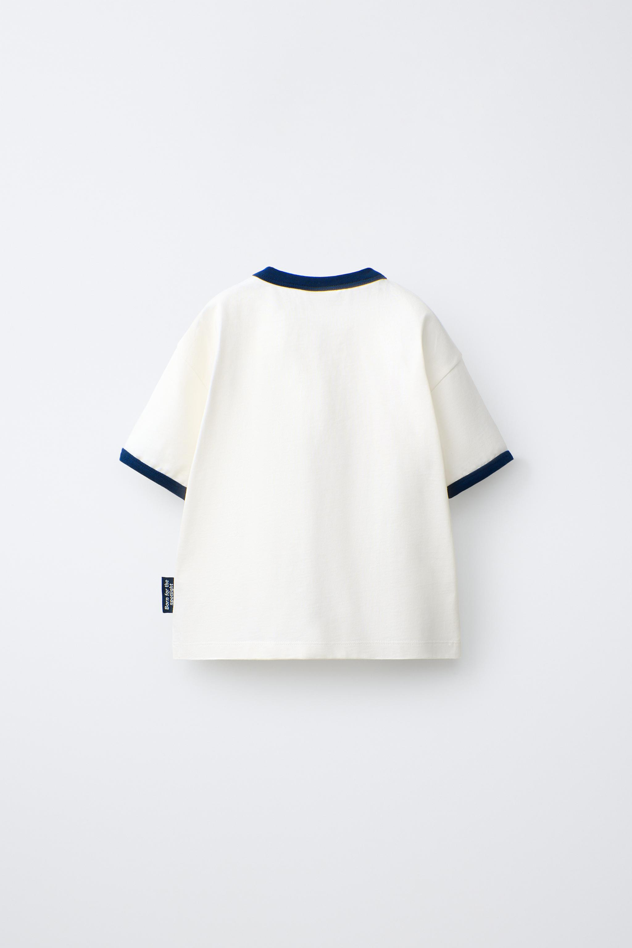 T-SHIRT WITH STAR PATCH | Zara UK