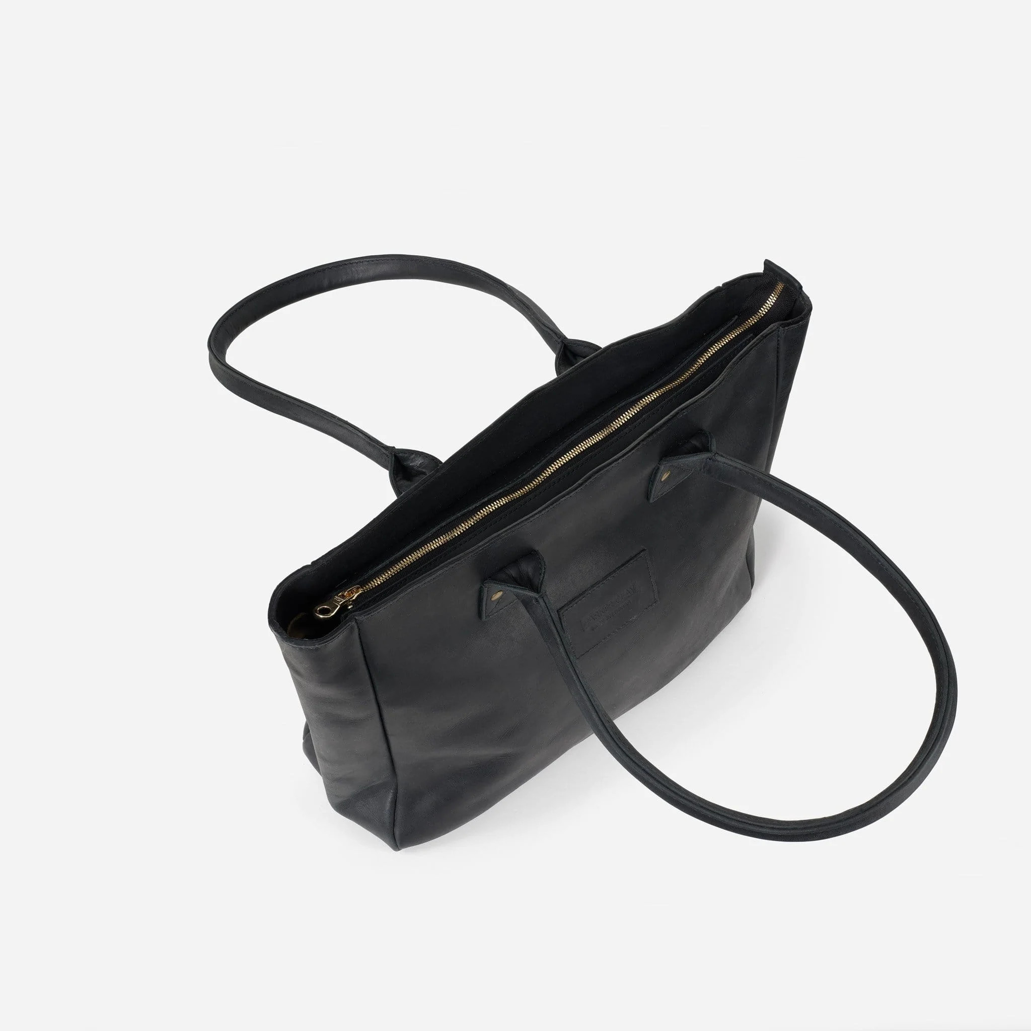 Merkato Signature Leather Zip Tote Bag | Parker Clay