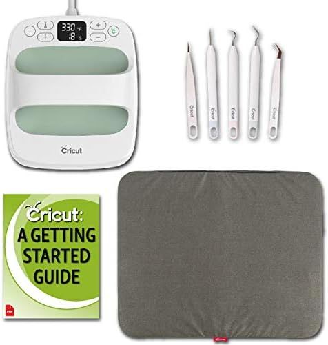 Cricut Mint EasyPress 2 6x7 with Iron-On Mat and Essential Weeder Kit | Amazon (US)