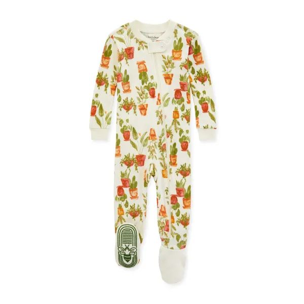 Crazy Plant Organic Cotton Pajamas | Burts Bees Baby