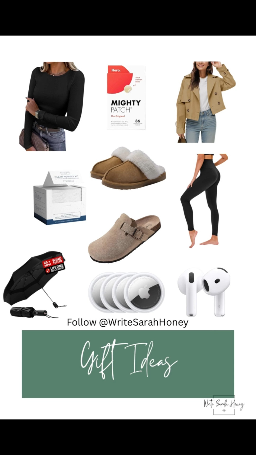 If you’re scrolling for gift ideas… stop right here. 🎁💫
I pulled together the trendiest, most-loved gifts of the season all in one place. Shop the full LTK gift guides & follow @WriteSarahHoney for more holiday inspo!
#LTKHolidayGifts #LTKTrending #HolidayEdit #GiftIdeas #GiftsForHer #GiftsForHim #LTKDeals #LTKUnder50 #LTKUnder100 #ShopTheLook #LTKSale #DailyFinds

#LTKHoliday #LTKSaleAlert #LTKGiftGuide