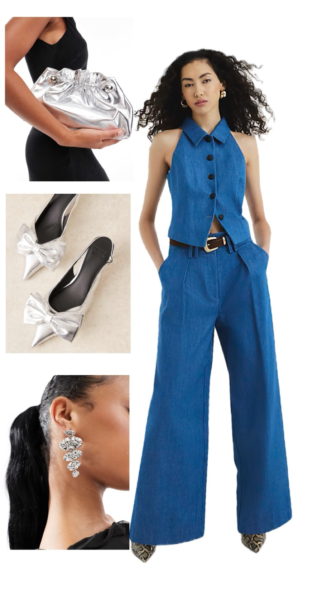 Blue & silver styling 🩵🤍

#LTKuk #LTKspring #LTKpartywear