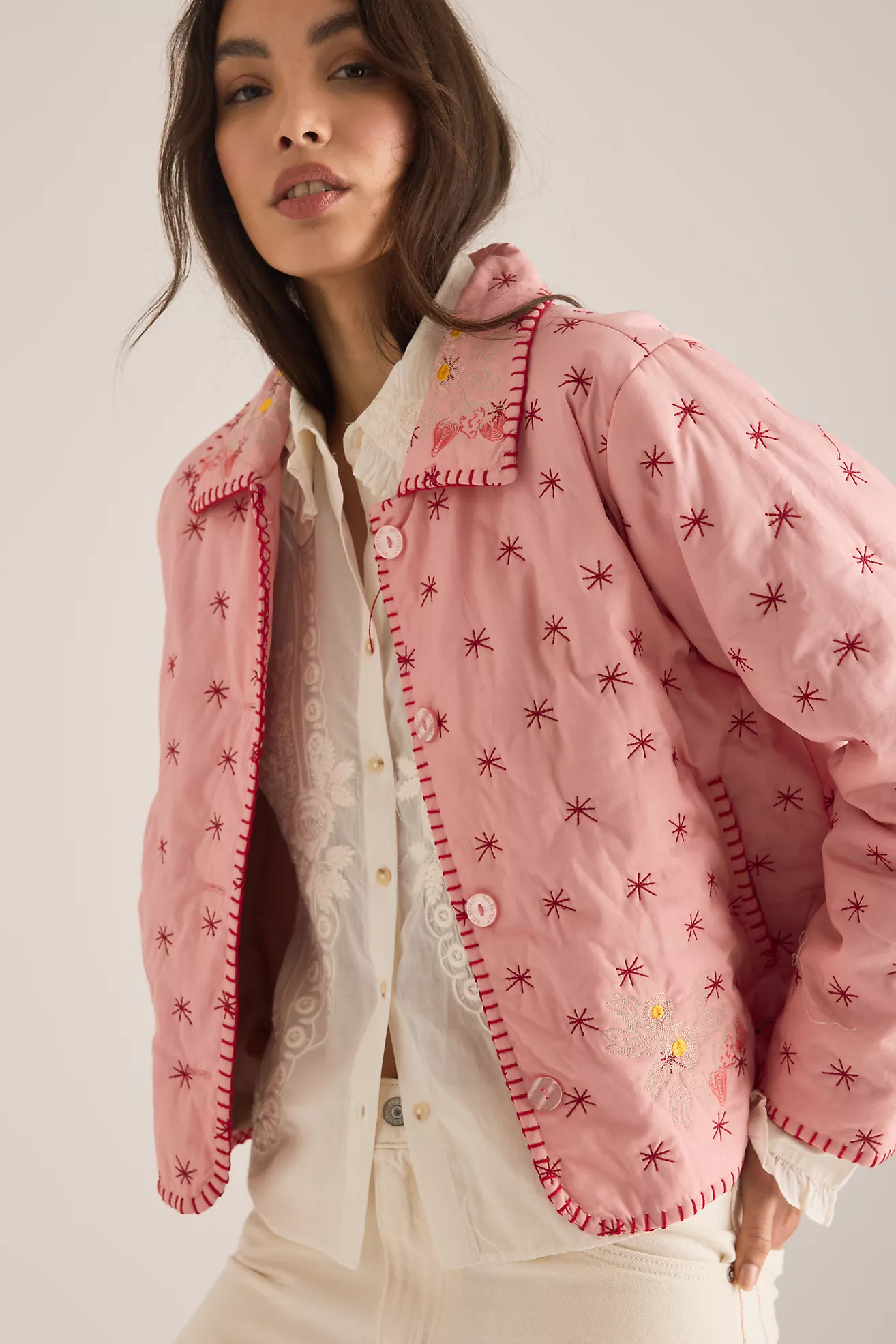 HELMSTEDT Ava Bestickte Jacke | Anthropologie (EU)