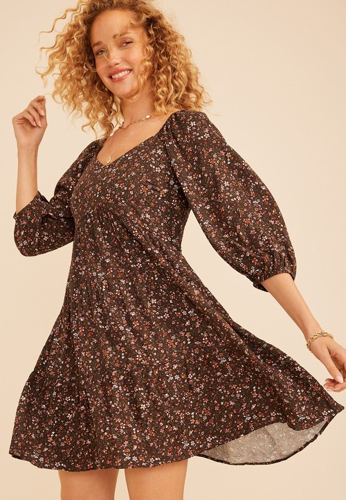 Floral Sweetheart Babydoll Dress | maurices | Maurices